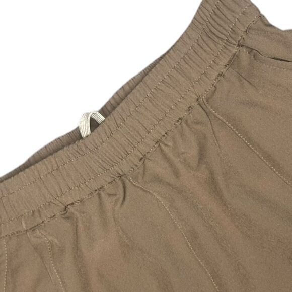 Women's Varley Everyly Turnup Taper Taupe Stone stretch twill Pants sz medium - Picture 6 of 10